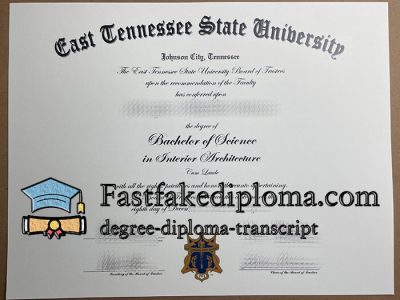 Buy East Tennessee State University diploma, get ETSU degree online.