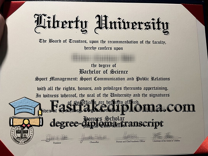 get Liberty University diploma