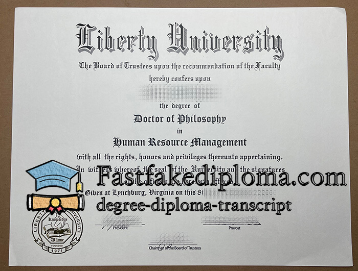 order Liberty University degree