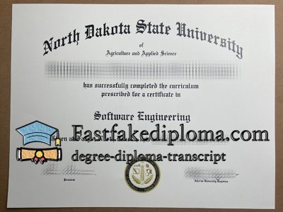 North Dakota State University diploma