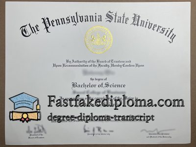 Order Pennsylvania State University diploma, PSU degree.