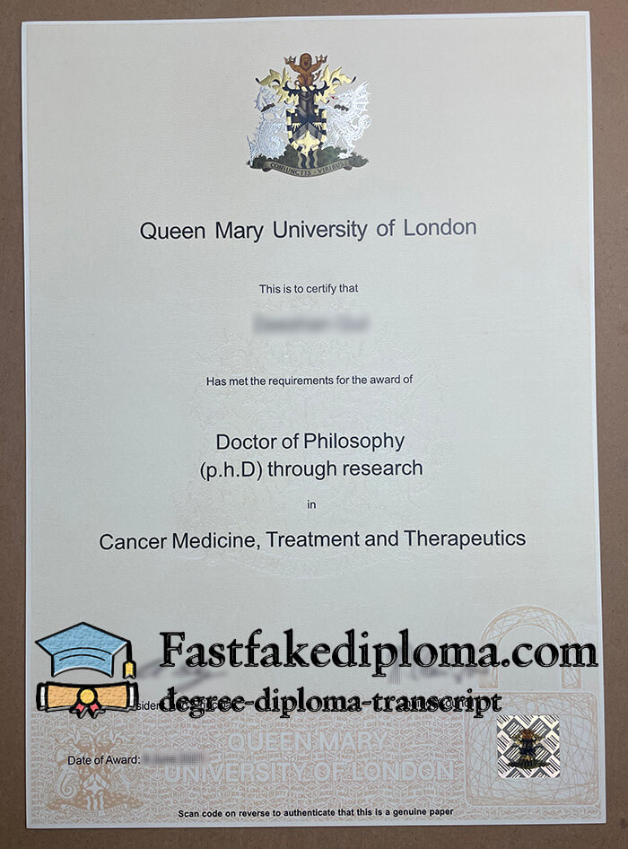 Queen Mary University of London degree