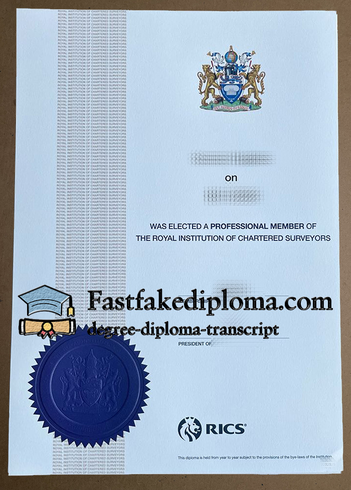 Can I order RICS certificate?