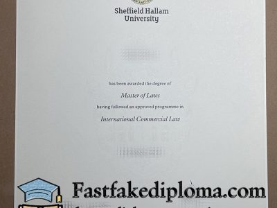 Buy Sheffield Hallam University diploma.