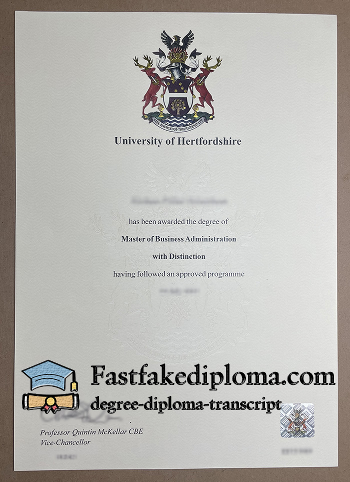 University of Hertfordshire fake diploma