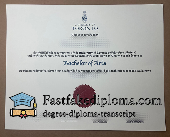 University of Toronto degree