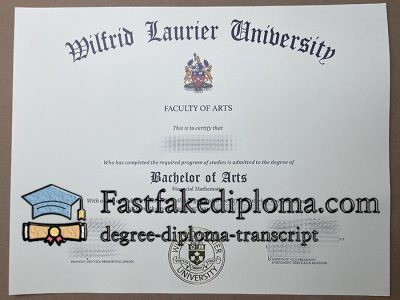 Wilfrid Laurier University diploma, buy WLU fake degree online.