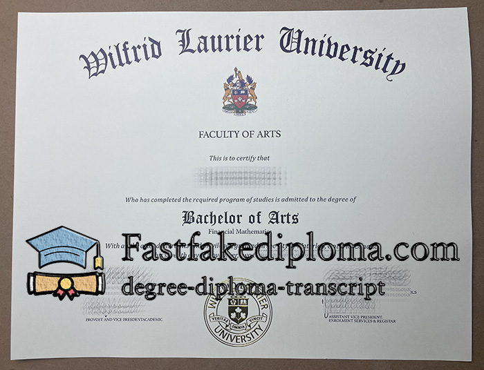 Wilfrid Laurier University diploma, buy WLU fake degree online.