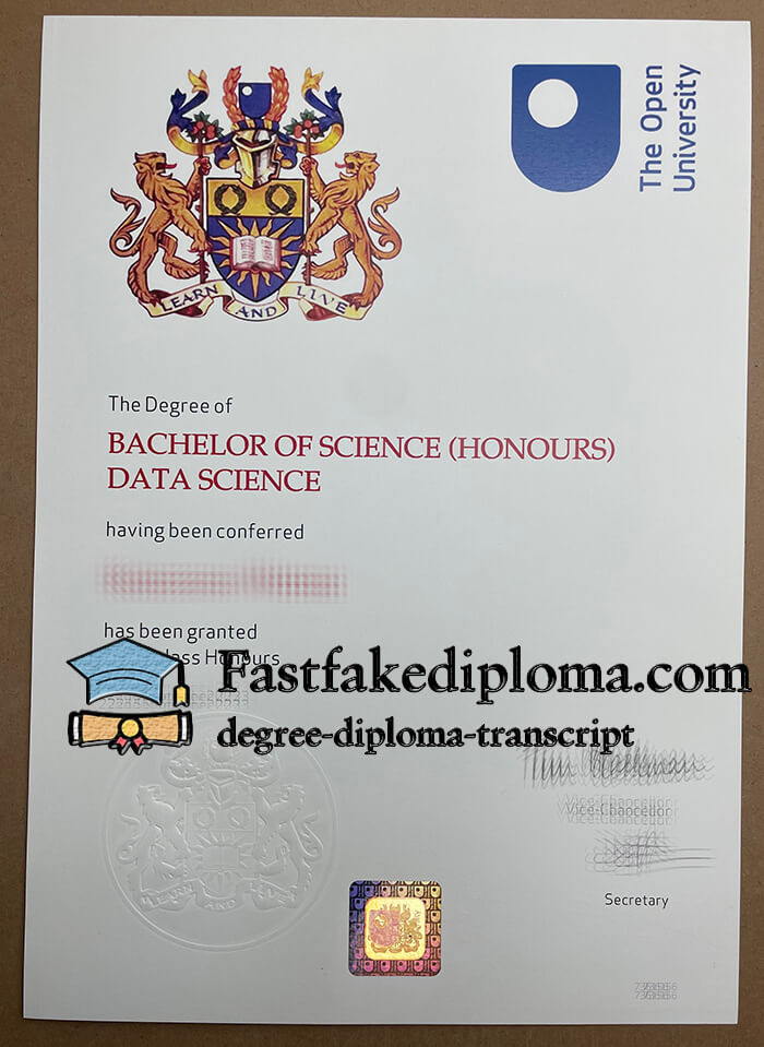 Open University diploma, order Open University fake degree.