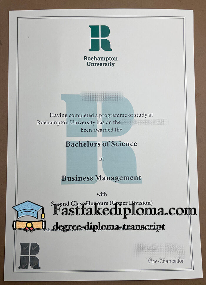 Roehampton University diploma