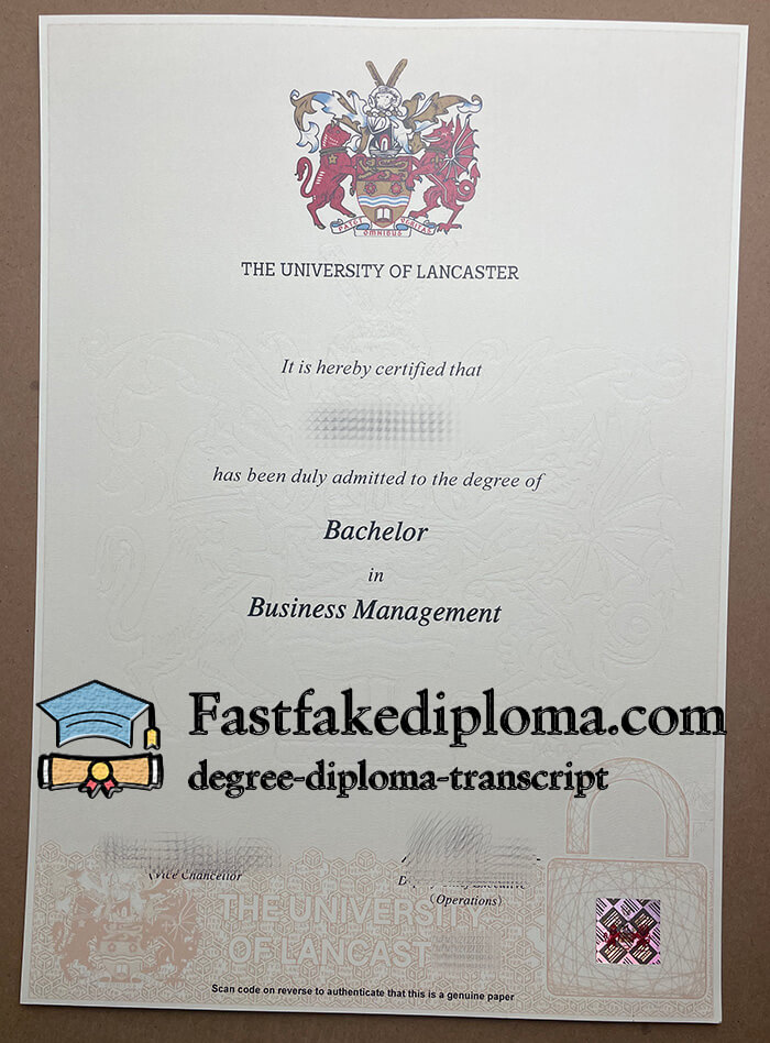 How to order University of Lancaster diploma?