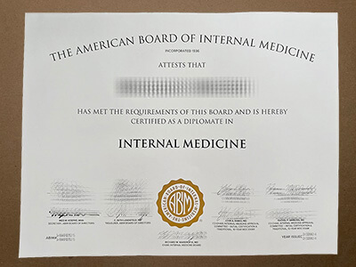 ABIM certificate