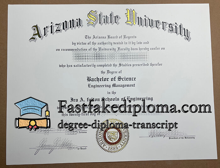 Buy Arizona State University diploma, get ASU certificate
