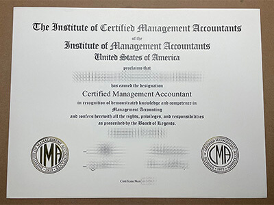 purchase realistic CMA certificate