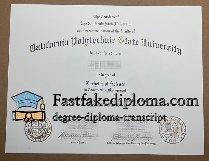 buy Cal Poly diploma