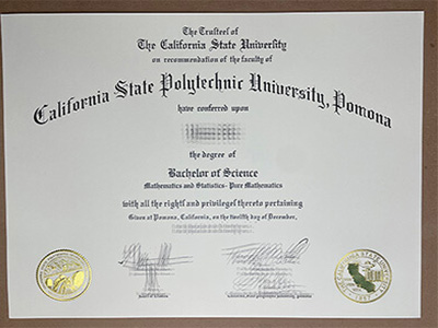 Obtain a California State Polytechnic University Pomona fake diploma.