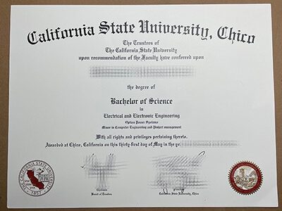 get California State University Chico diploma