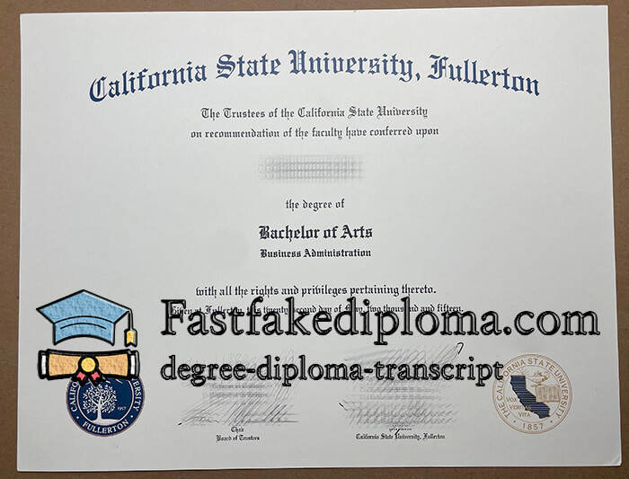 purchase realistic California State University Fullerton degree