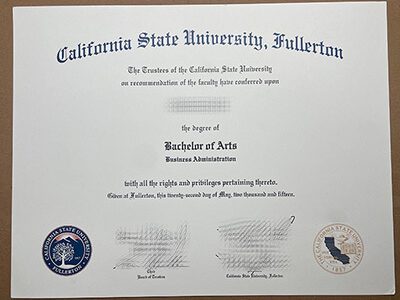 purchase realistic California State University Fullerton degree