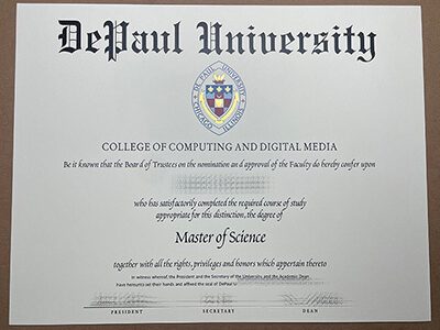 Obtain a Depaul University fake diploma.