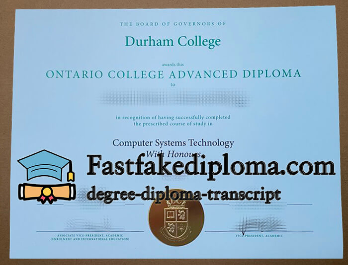 purchase realistic Durham College degre