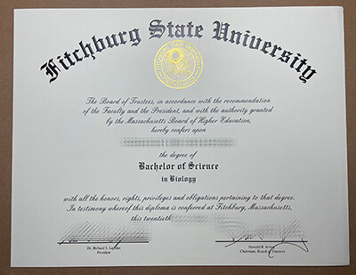 purchase realistic Fitchburg State University degree