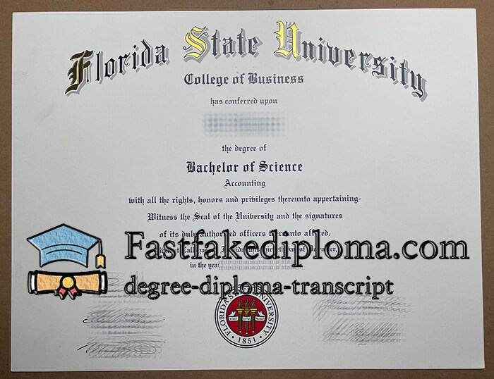Buy Florida State University diploma online
