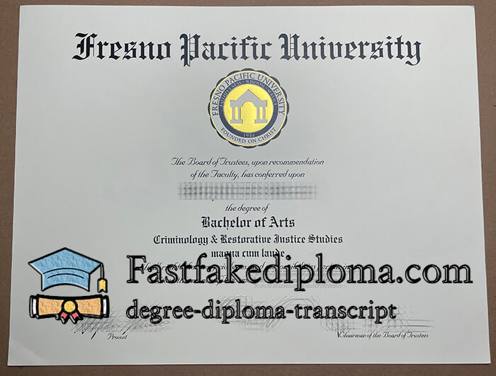 Buy Fresno Pacific University diploma