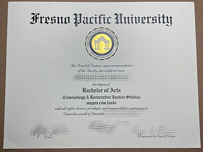 order Fresno Pacific University diploma