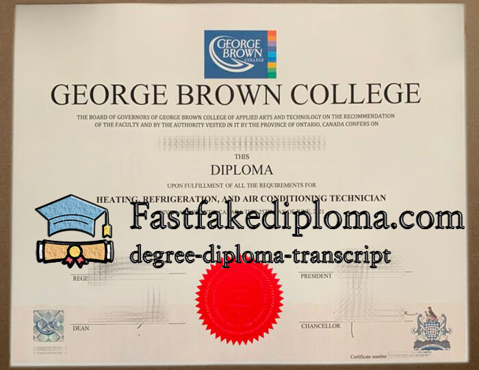 Buy George Brown College diploma, get GBC degree online.