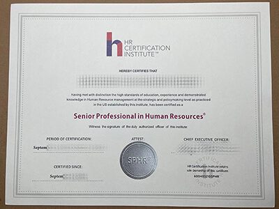 purchase realistic HR certificate