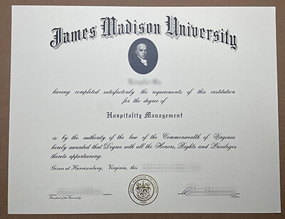 purchase realistic James Madison University degree