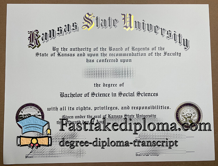 Where to order Kansas State University diploma?