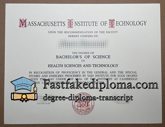 Buy Massachusetts Institute of Technology fake diploma.