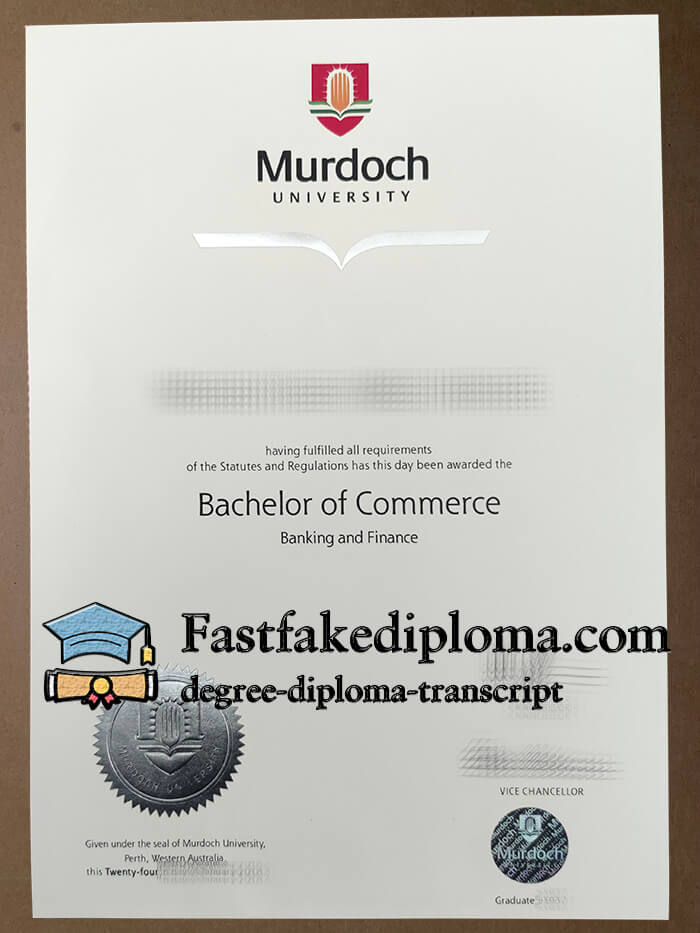 Buy Murdoch University fake diploma, Fake a Murdoch University degree.