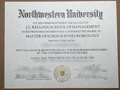 Purchase realistic Northwestern University degree
