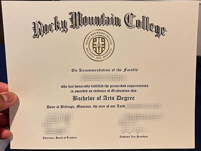 order Rocky Mountain College diploma