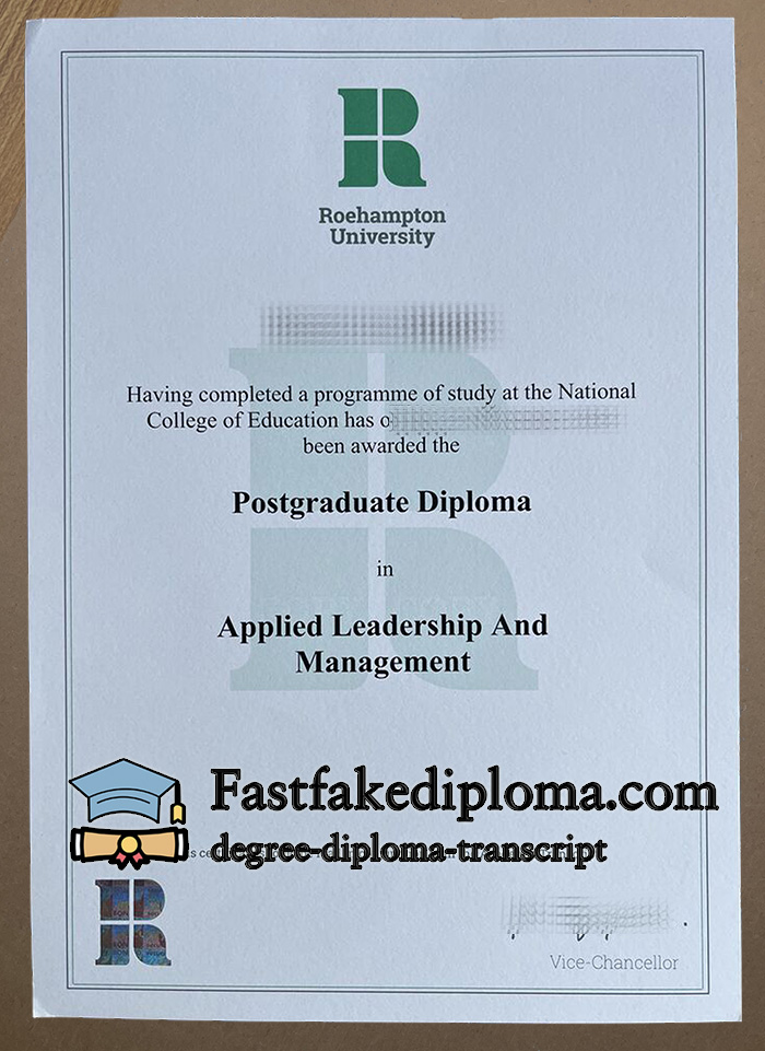 Roehampton University diploma