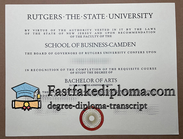 purchase realitic Rutgers the state University degree