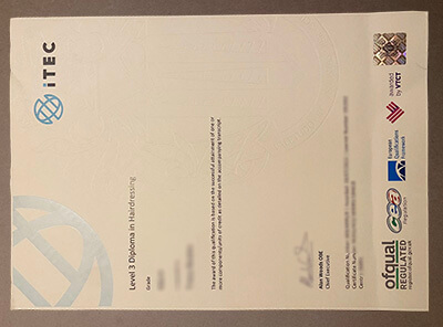 iTEC level 3 Diploma in Hairdressing