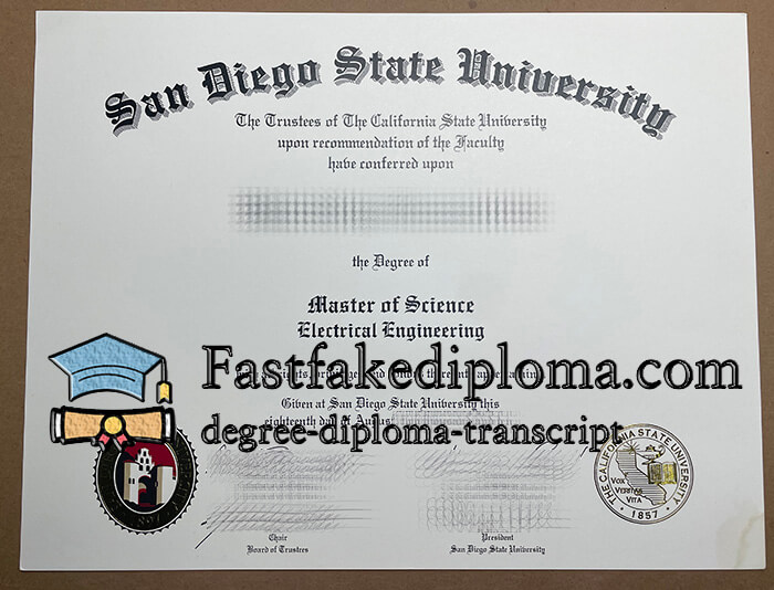 Buy San Diego State University diploma, get SDSU degree.