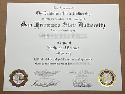 Where to buy San Francisco State University diploma? buy SFSU degree.
