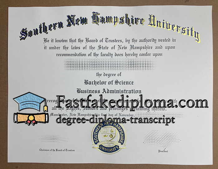 Buy Southern New Hampshire University diploma