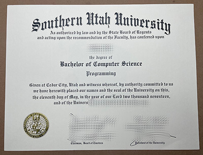 Purchase a Southern Utah University fake diploma online.