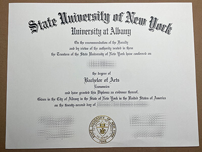State University New York diploma