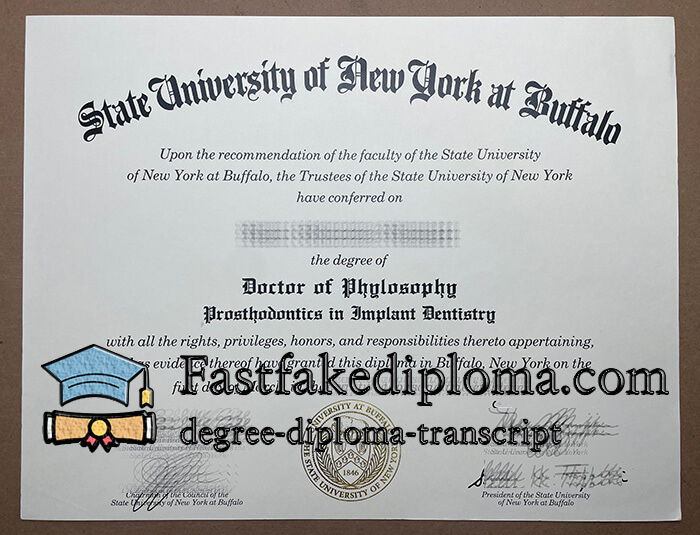 purchase realistic State University of New York at Buffalo degree