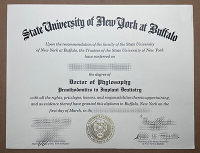 purchase realistic State University of New York at Buffalo degree