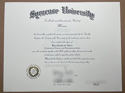 Purchase a Syracuse University fake diploma online.