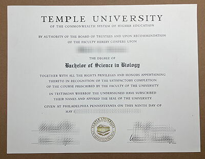 Buy Temple University diploma, get Temple University degree online.