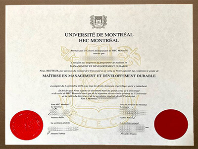 purchase realistic Universite de Montreal Hec Montrea degree